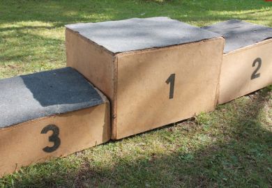 Winners' podium Winners' podium