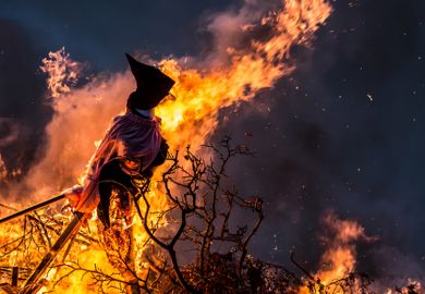 Witch burning