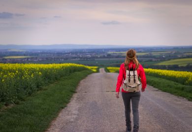 Woman walking