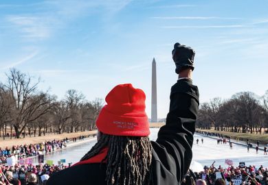 Women's march in Washington DC