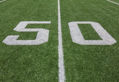 Yard Lines on a Football Field