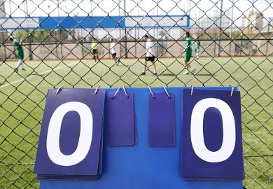 Scoreboard showing zero Scoreboard showing zero