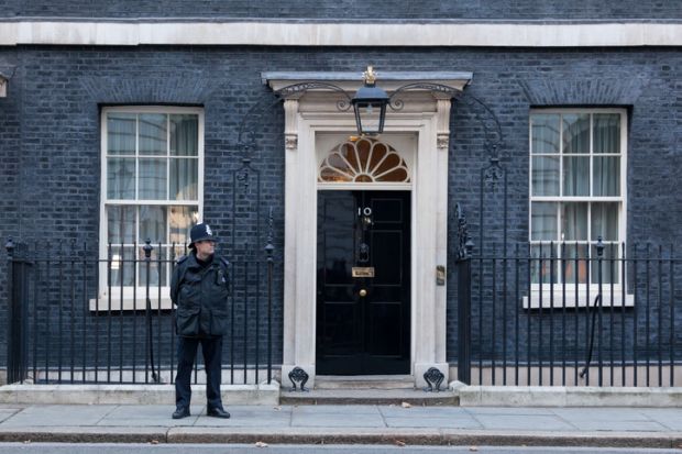 A policeman stands outside 10 Downing Street 10 Downing Street