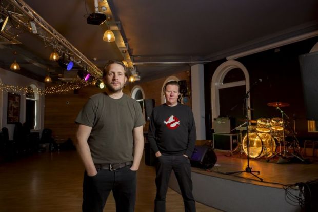 Barry Hyde (left) and business partner Dan Donnelly Barry Hyde (left) and business partner Dan Donnelly