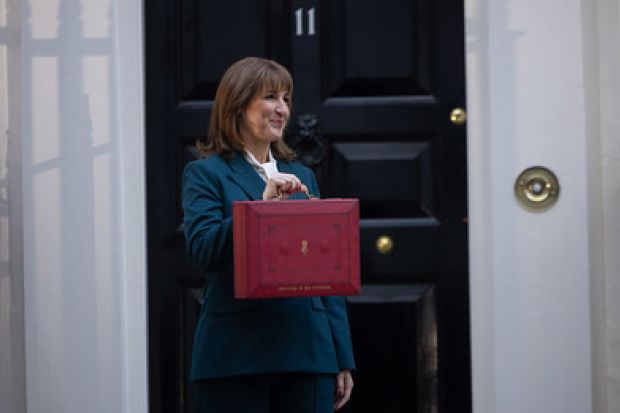 The Chancellor of the Exchequer leaves Downing Street to deliver the Budget