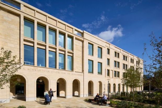 External view of the Stephen A . Schwarzman Centre for the Humanities, University of Oxford