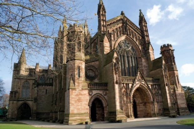 The cathedral city of Hereford is keen to create a 5,000-student technology university hereford cathedral