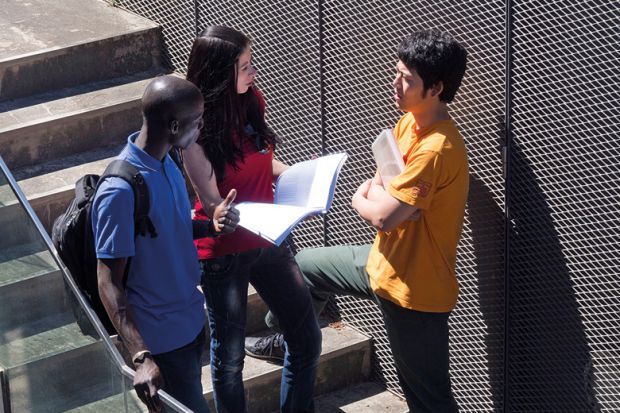 A group of students A group of students