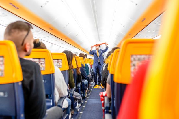 Aeroplane safety instruction