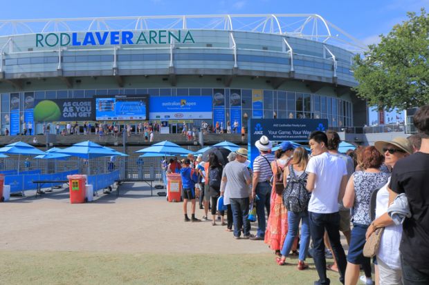 Australian Open queue