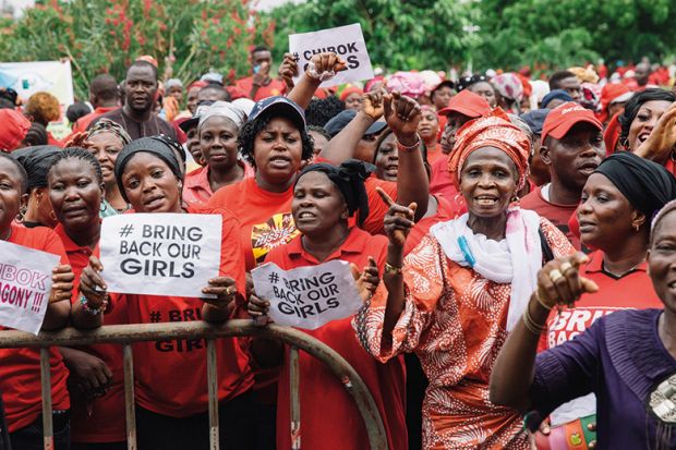 Boko Haram protesters