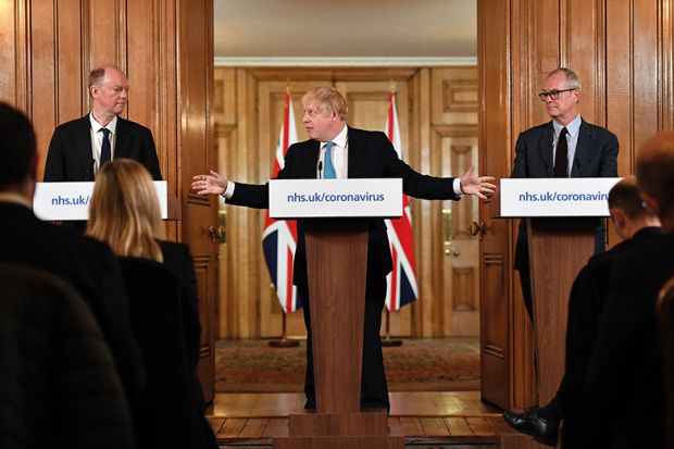 Boris Johnson briefing on coronavirus