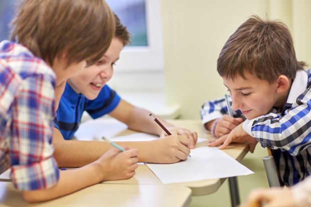 Boys at school