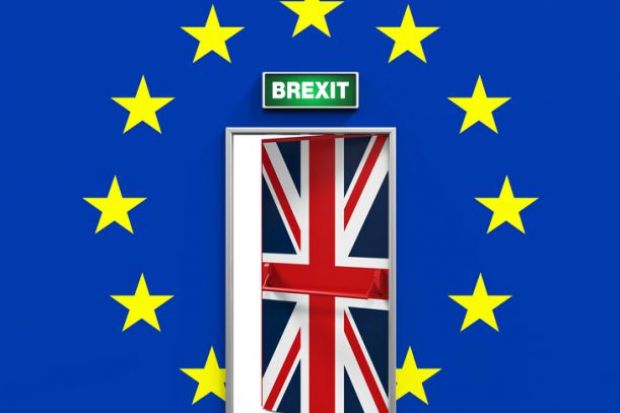 Brexit door illustration Brexit door illustration
