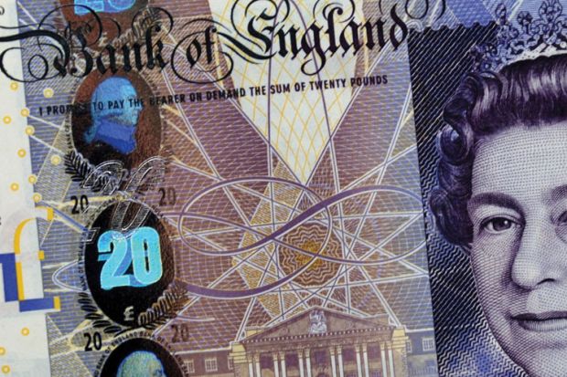 British twenty pound note (detail) British twenty pound note (detail)