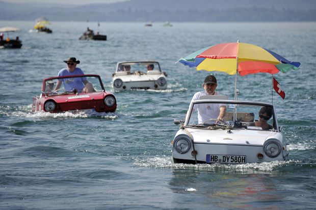 cars in water cars in water