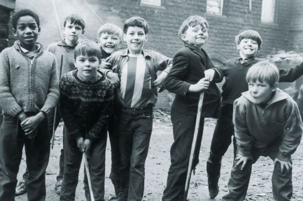 Children playing in the street, Sheffield, 1966 Children playing in the street, Sheffield, 1966