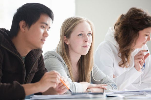 A Chinese student among British university students A Chinese student among British university students