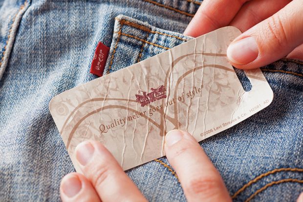 A label on clothing A label on clothing