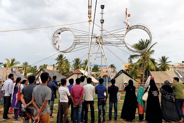 Colombian acrobats Colombian acrobats