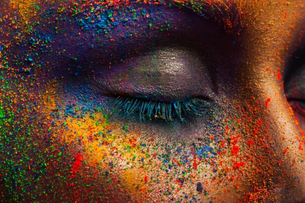 Colourful eye