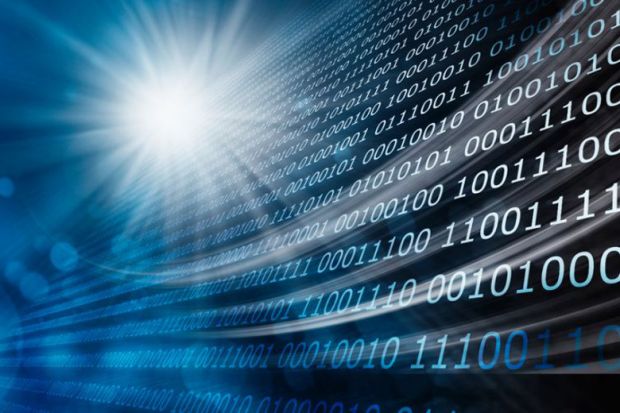 Concept illustration of binary code Concept illustration of binary code