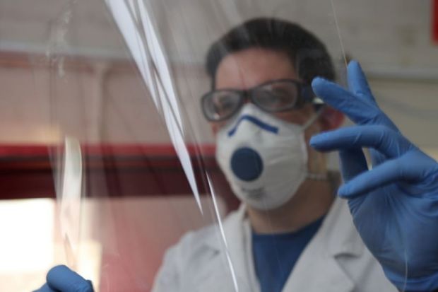 coronavirus face shields University of Newcastle