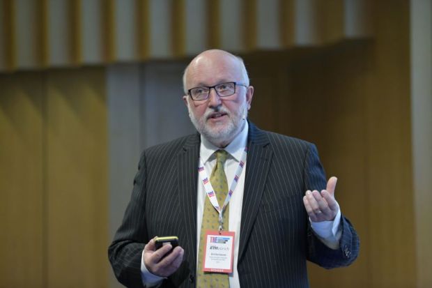 Dirk van Damme speaks at the THE World Academic Summit