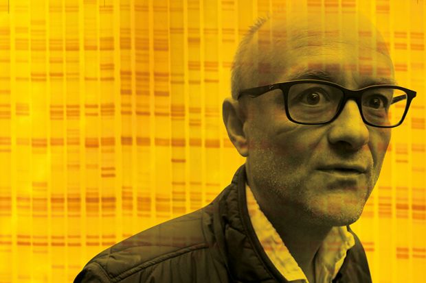 Dominic Cummings with DNA sequence Dominic Cummings with DNA sequence