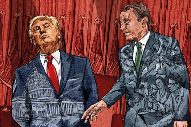 Donald Trump illustration, by Matthew Brazier Donald Trump illustration, by Matthew Brazier