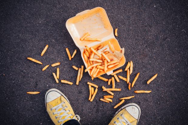 Dropped chips, symbolising class prejudice