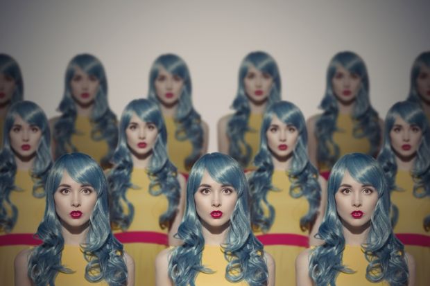 Duplication a cloned woman