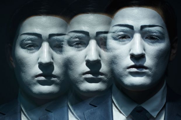 Duplicates of man's face Duplicates of man's face