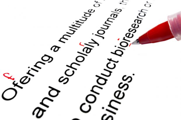 Editing journal article Editing journal article