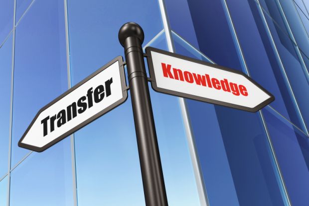 Education concept sign. Knowledge transfer on building Education concept sign. Knowledge transfer on building
