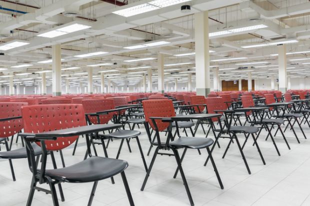 Empty exam room for adults exam at State Railway of Thailand