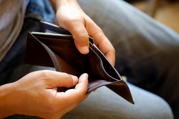 Empty wallet