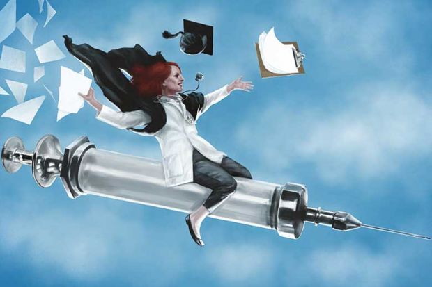 female-academic-riding-syringe female-academic-riding-syringe