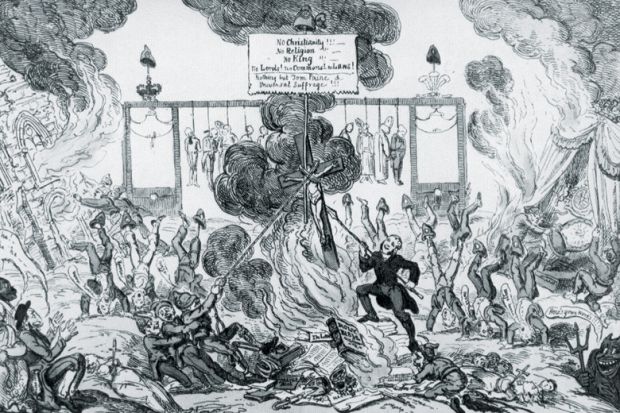 George Cruikshank cartoon, The Age of Reason