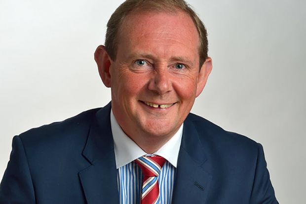 George Holmes, vice chancellor of the University of Greater Manchester