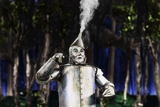 American actor Jack Haley as Hickory/The Tin Man in 'The Wizard of Oz', 1939 American actor Jack Haley as Hickory/The Tin Man in 'The Wizard of Oz', 1939