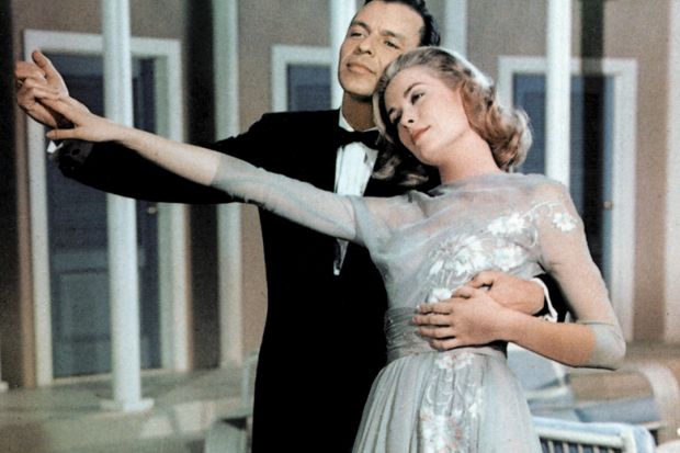 Grace Kelly and Frank Sinatra