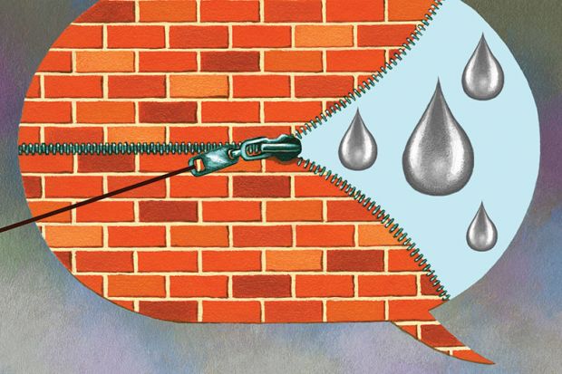 Illustration of speech bubble with tears Illustration of speech bubble with tears