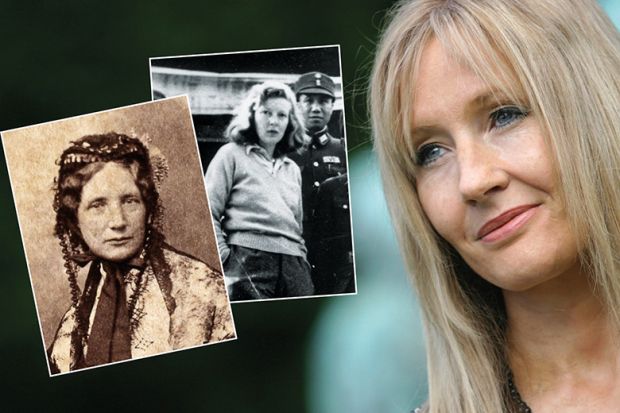 Harriet Beecher Stowe, Martha Gellhorn and JK Rowling