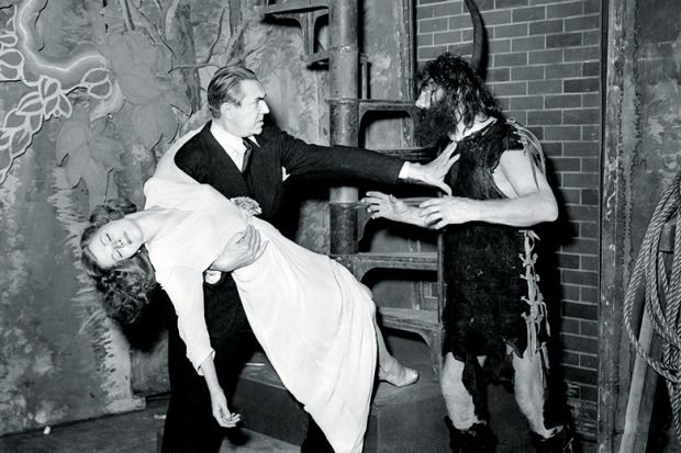 Scene from horror movie