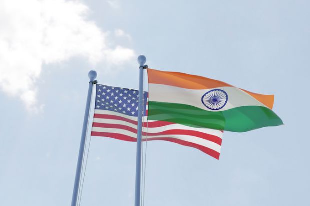 India US flags India US flags
