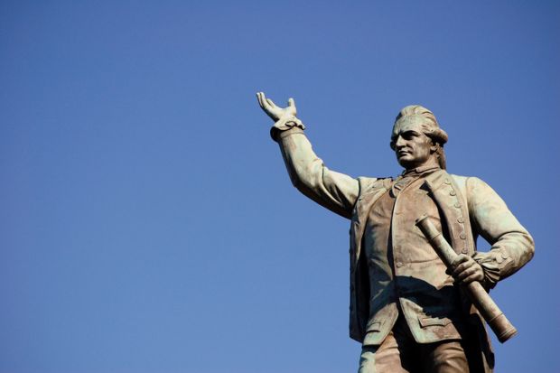 Statue of captain James Cook