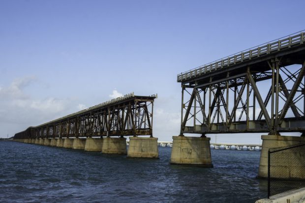 Bridge at Bahia Honda State Park in the Florida Keys