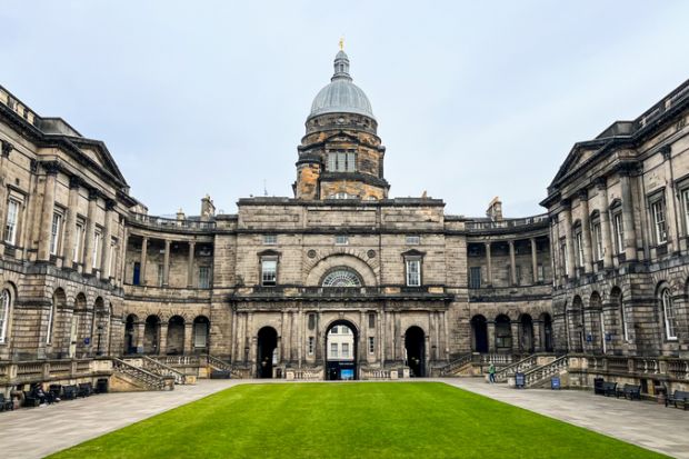 Old College quadrangle at the University of Edinburgh