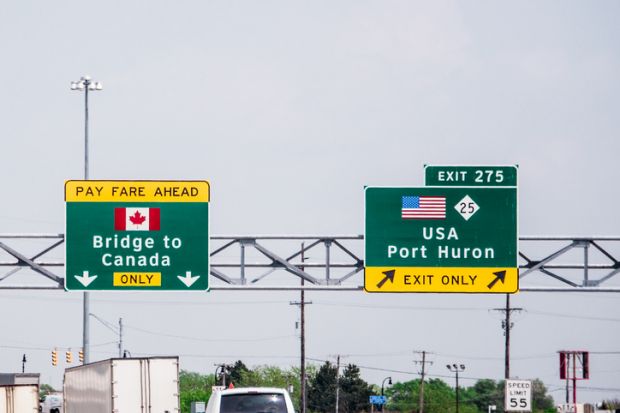 Canada border